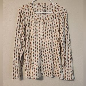 Sonoma Women's Thermal Top Size 1X